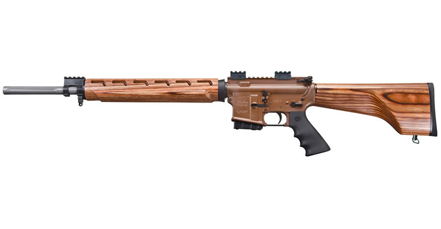 WW-15 Varmint Exterminator 223 Fluted Flat-Top Rifle with Nutmeg Wood Stock