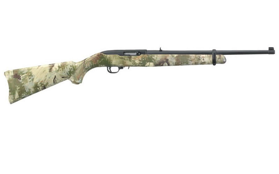 10/22 Exclusive 22 LR Autoloading Rifle with Wolf Camo Stock