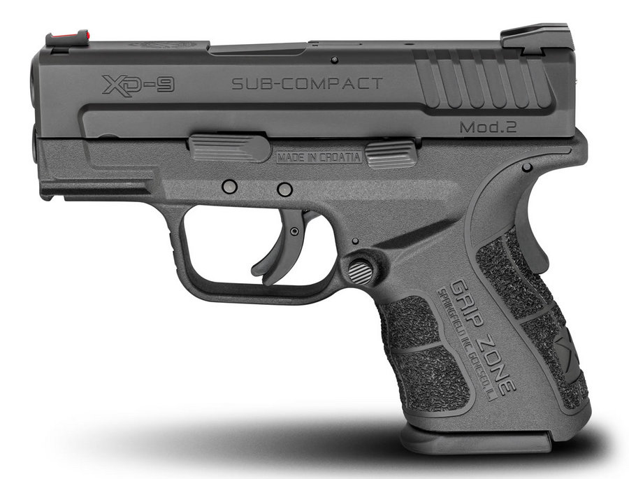 XD Mod.2 9mm Sub-Compact Black with GripZone