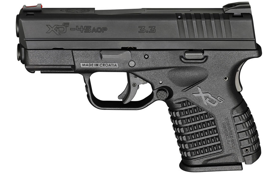 XDS 3.3 Single Stack 45ACP Black Essentials Package