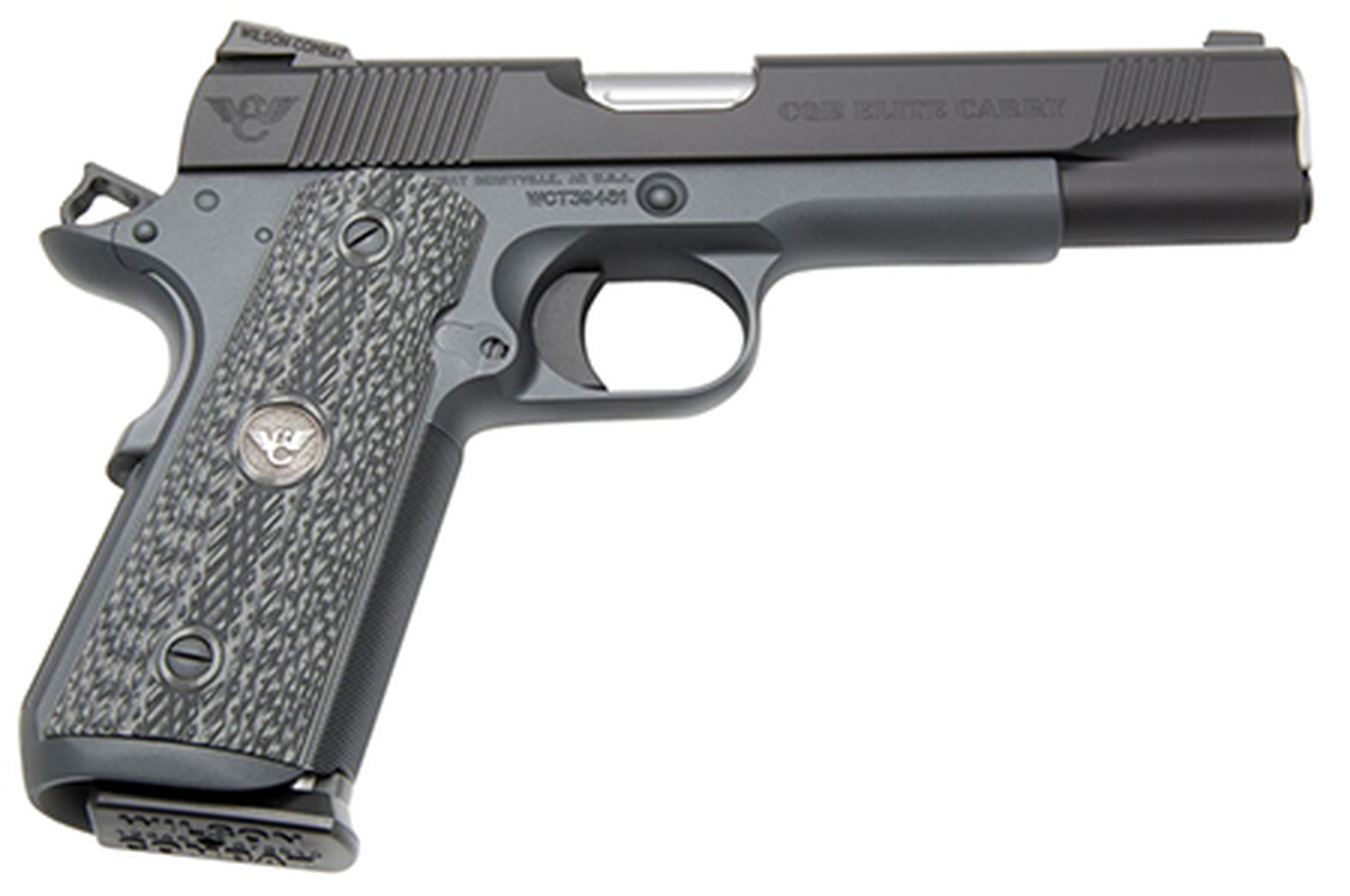Wilson Combat 1911 CQB Elite Carry Single 9mm, 5" Barrel, Black G10 Grip, 8rd