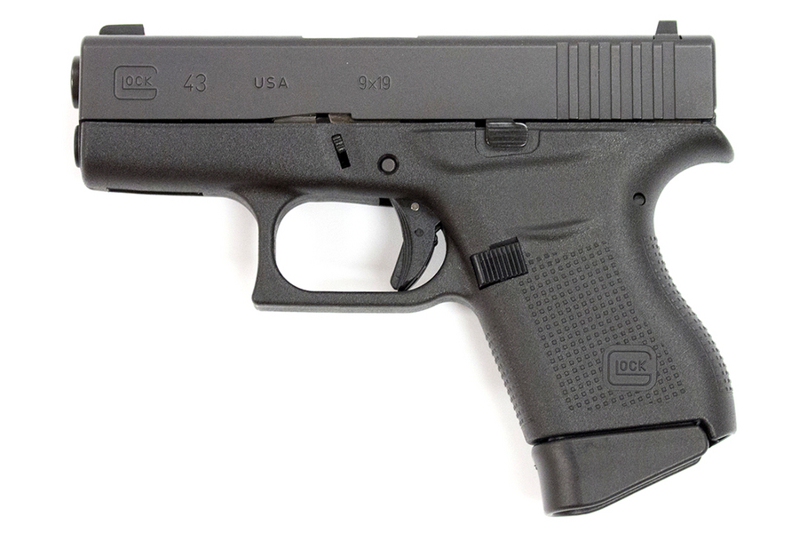 43 ProGlo 9mm Single Stack Pistol with Front Night Sight Made in USA