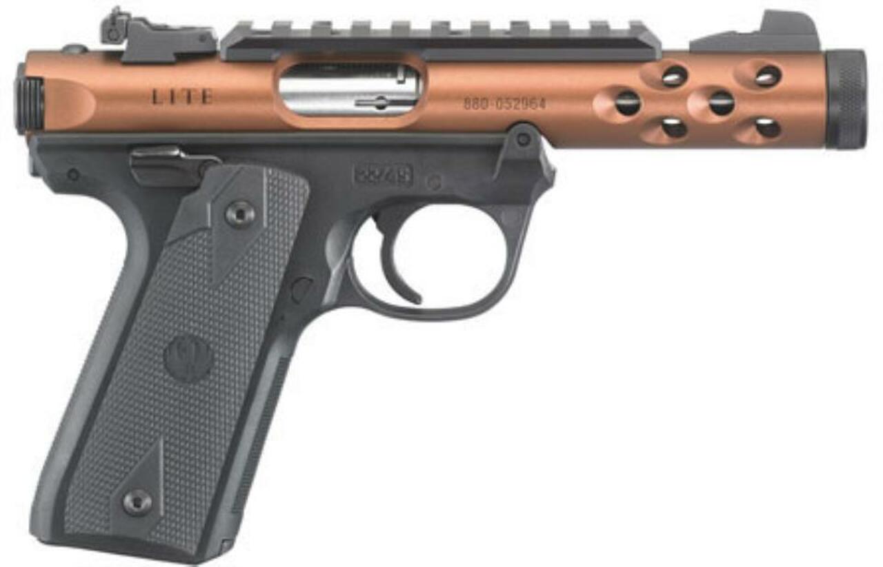 Ruger Mark IV 22/45 Lite, 22LR, 4.4", Threaded, Bronze Anodized, 10rd
