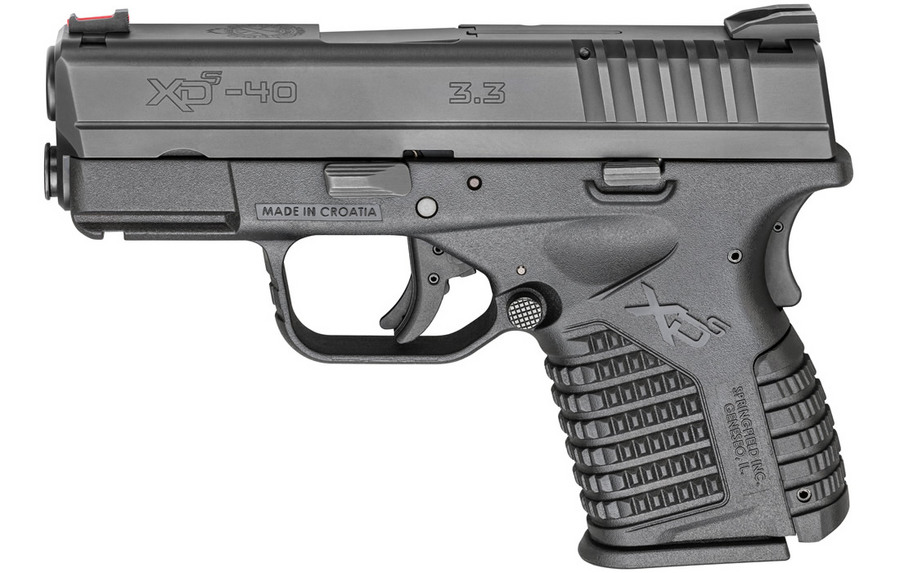 XDS 3.3 Single Stack 40 S&W Black Essentials Package