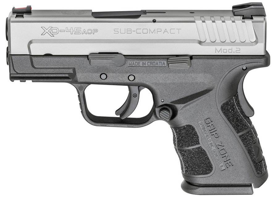 XD Mod.2 45ACP Sub-Compact Bi-tone Essentials Package with GripZone