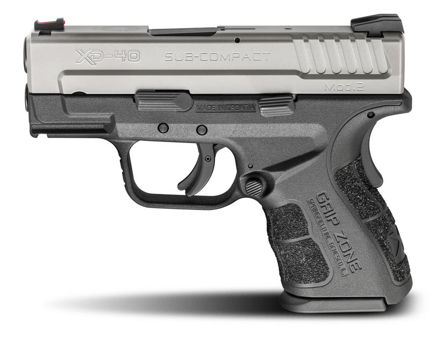 XD Mod.2 40 S&W Sub-Compact Bi-Tone Essentials Package with GripZone