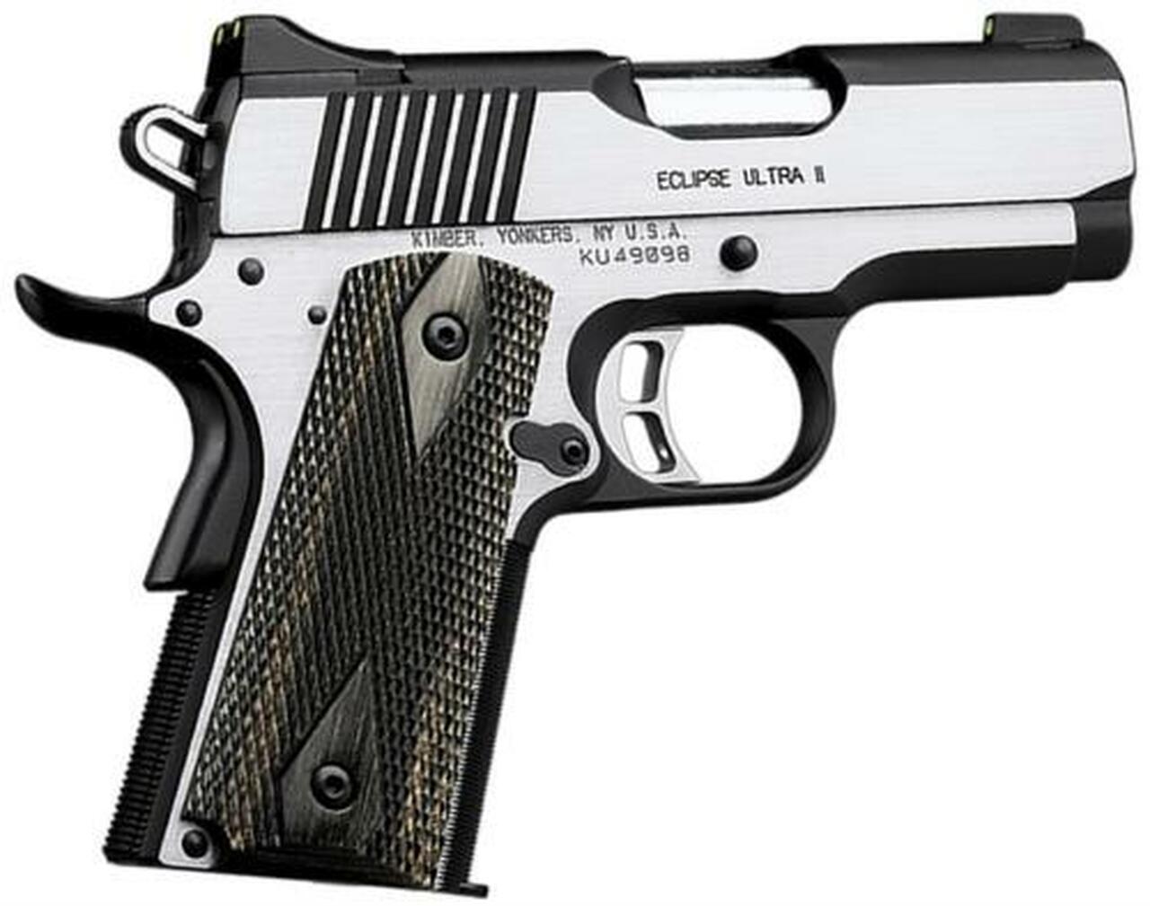 Kimber Eclipse Ultra II, 1911 45ACP, 3" Barrel, 7rd, CA Approved