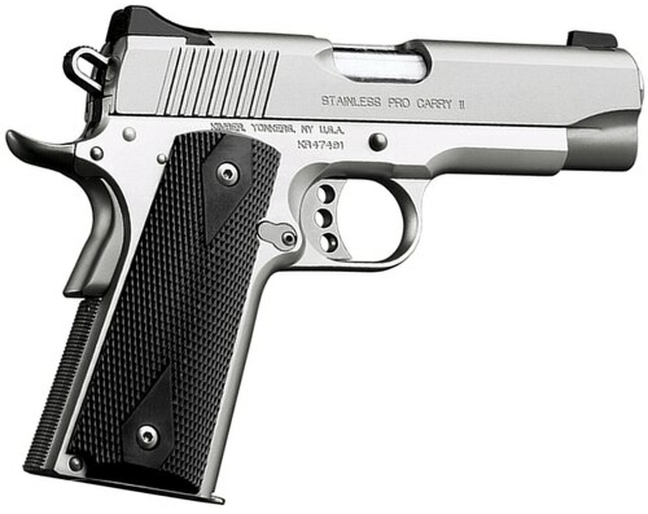 Kimber Stainless Pro Carry II, 1911 45ACP, 4", 7rd, CA Approved