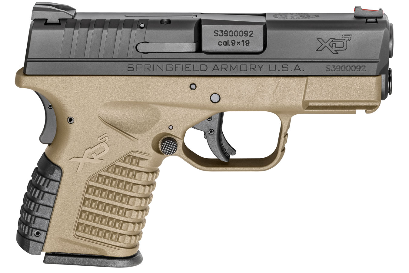 XDS 3.3 Single Stack 9mm Flat Dark Earth (FDE) Essentials Package