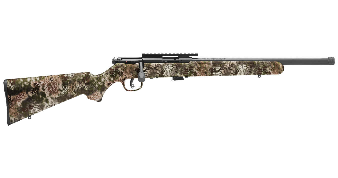 93R17 FV-SR 17HMR Bolt Action Rimfire Rifle with Kryptek Highlander Stock