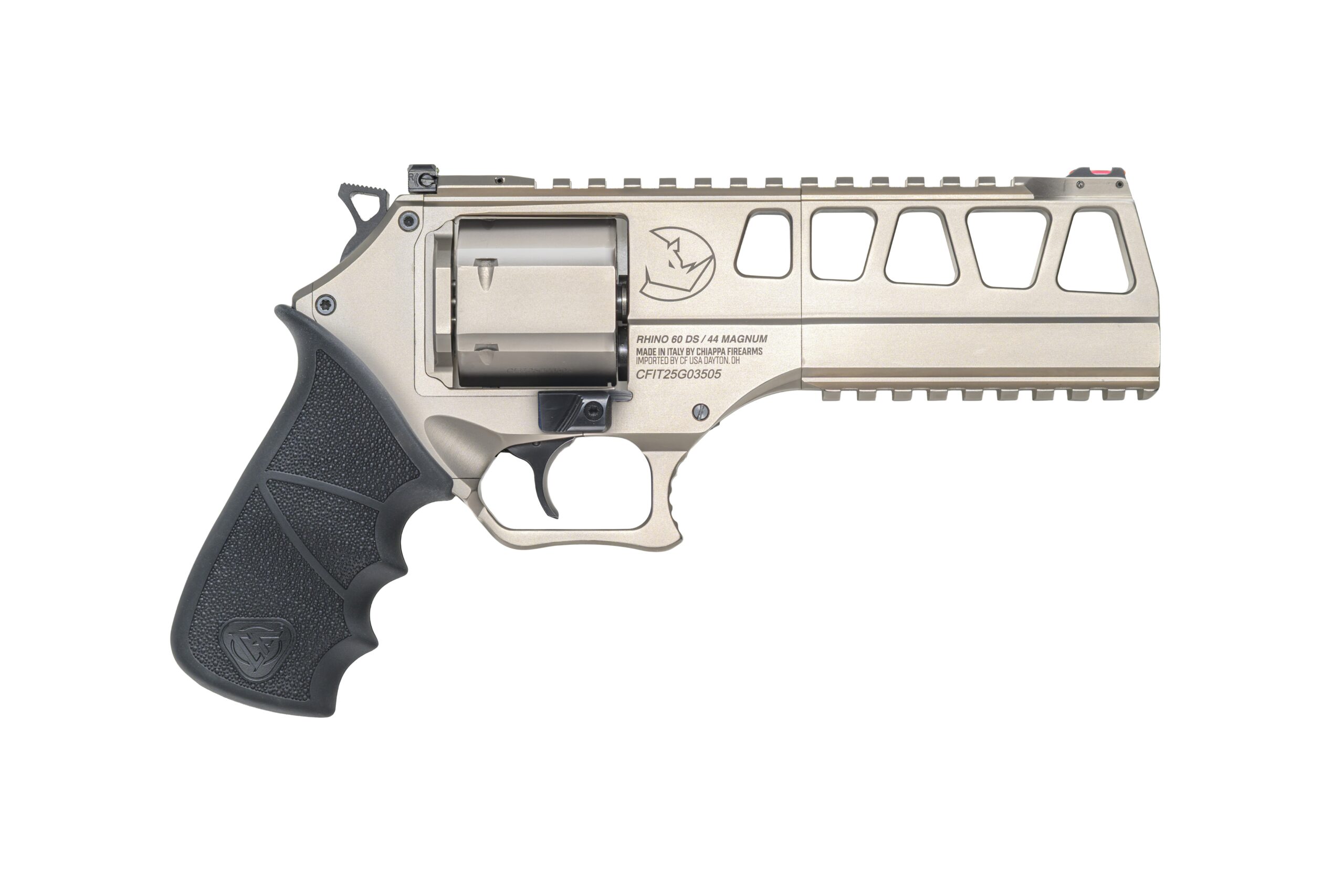 Chiappa Rhino 60DS L-Frame .44 Mag 6″ Nickel 6rd
