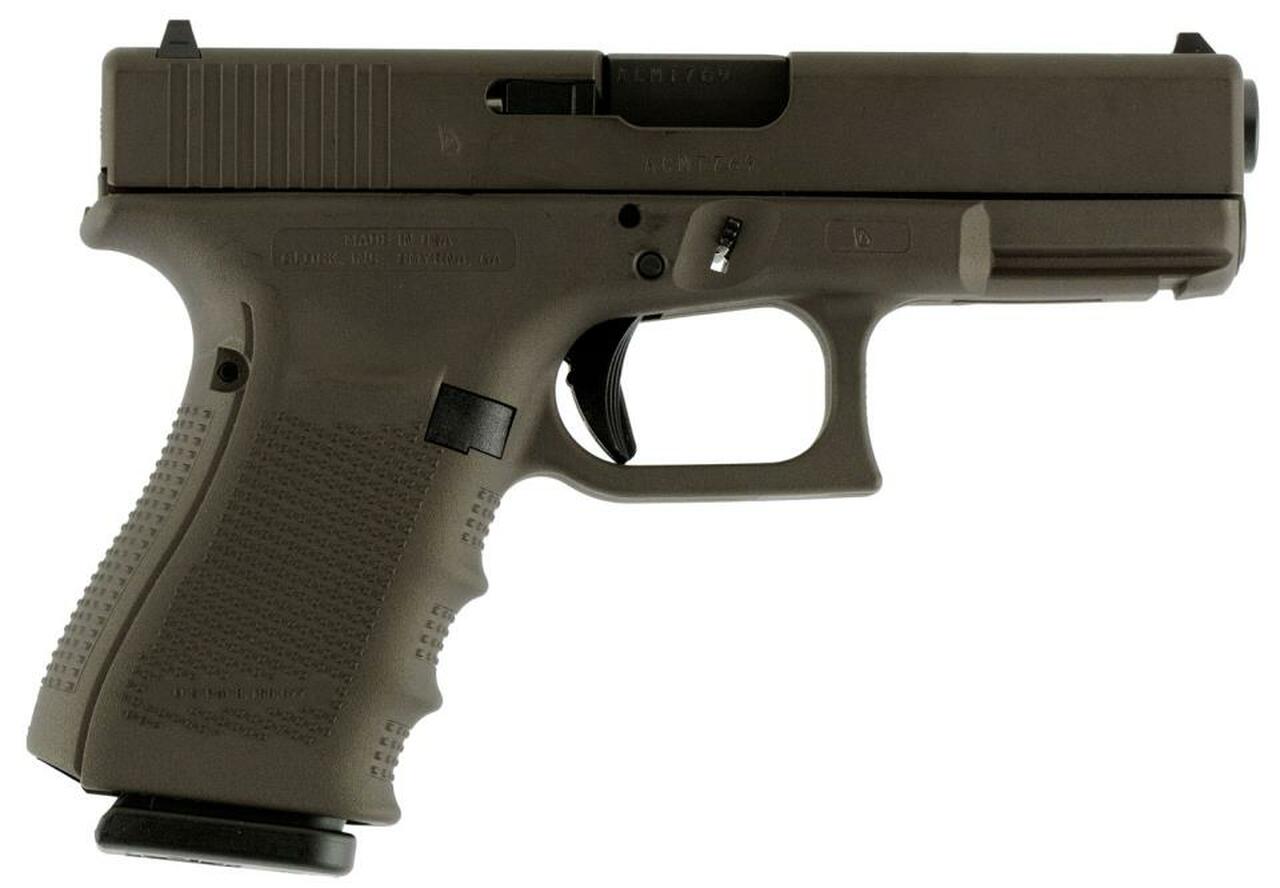 Glock G19 9mm, 4.01", 15rd, Midnight Bronze Cerakote, US Made