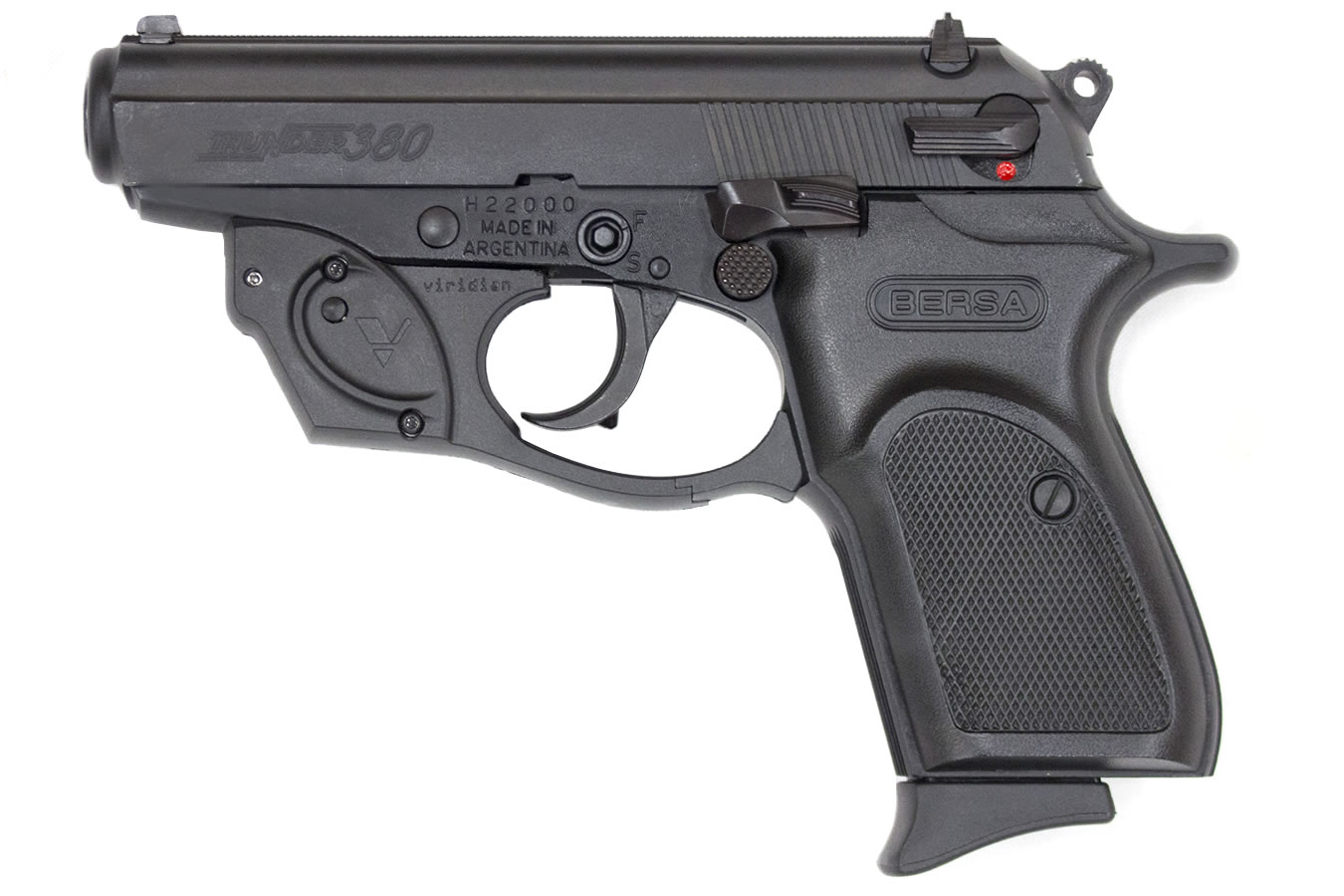 Thunder 380 Auto Carry Conceal Pistol with Viridian Red Laserguard