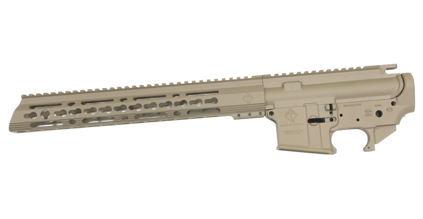 MilSport 223/5.56 Upper/Lower Receiver Combo with Flat Dark Earth (FDE) Finish