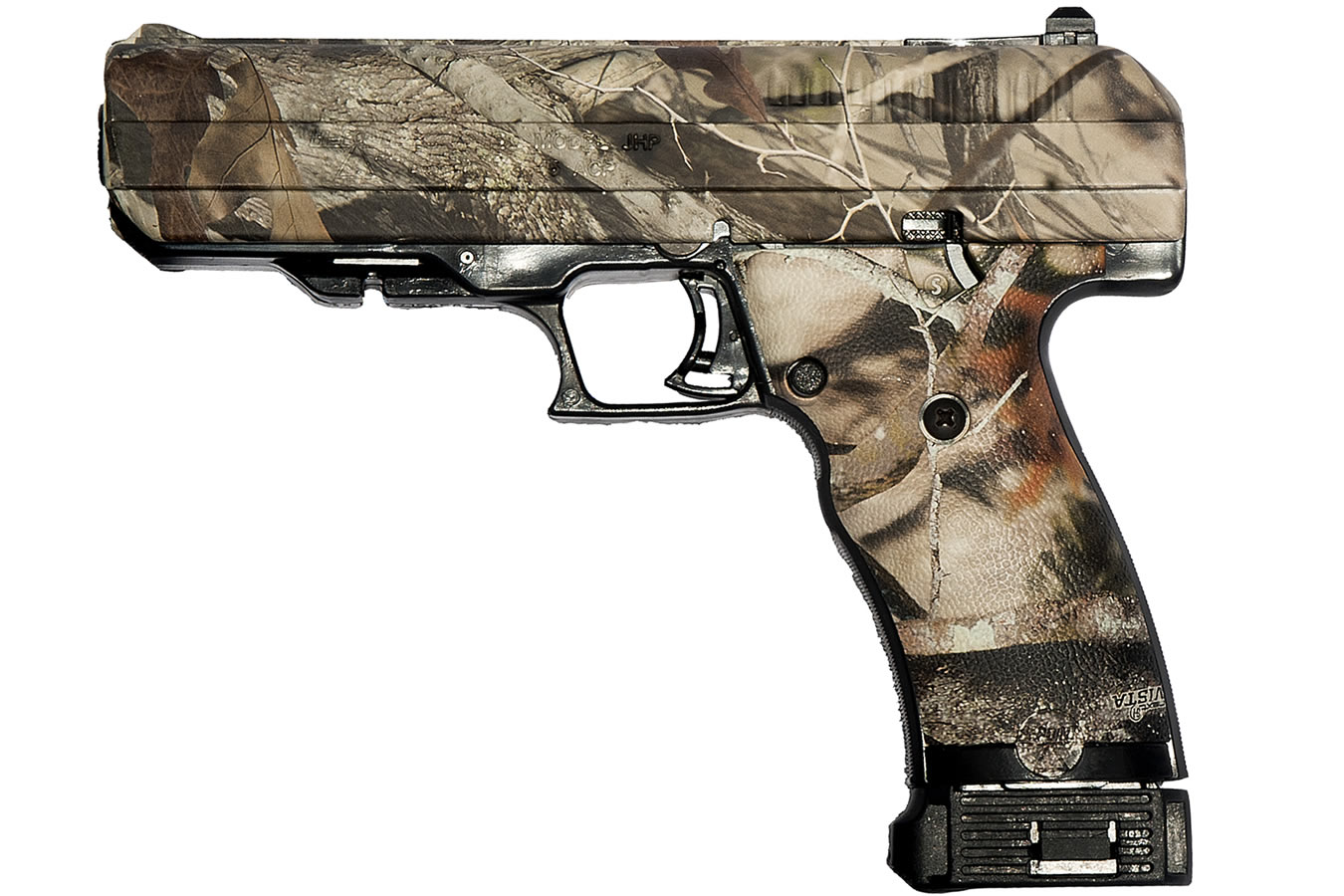 JHP 45ACP High-Impact Woodland Camo Pistol