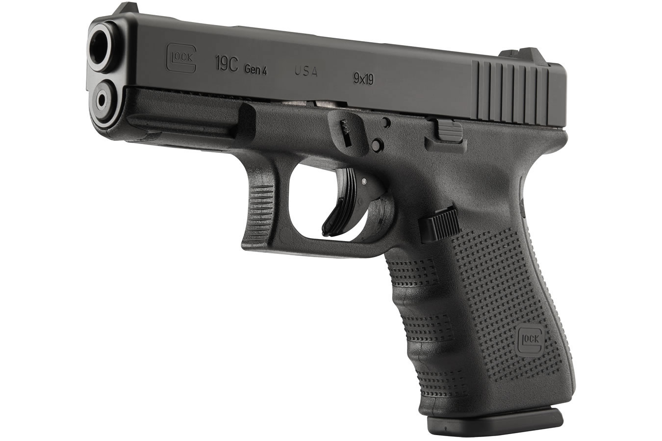 19C Gen4 9mm 15-Round Pistol with Ported Barrel (Made in USA)