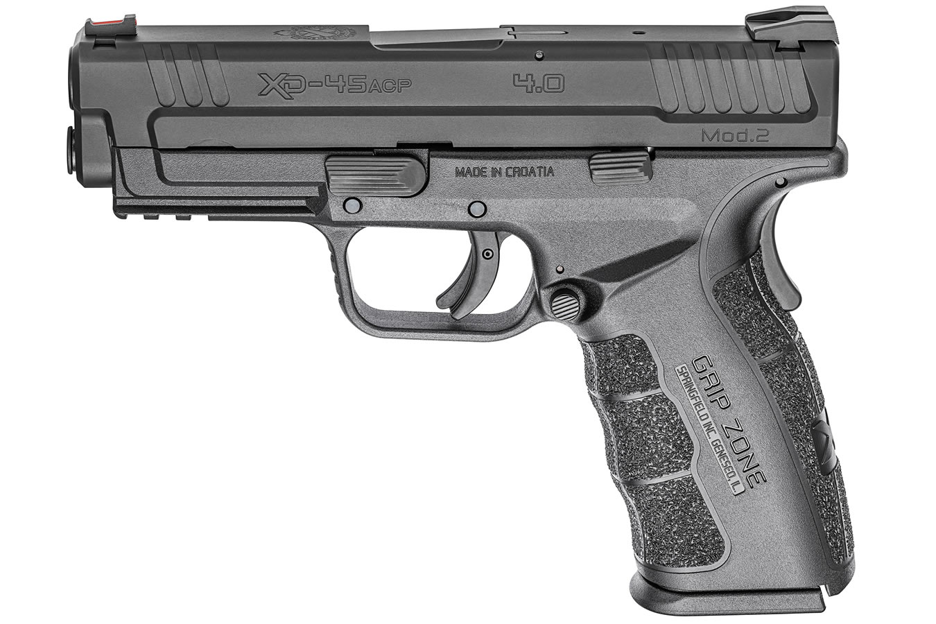 XD Mod.2 45ACP 4.0 Service Model Black Holiday Package with GripZone