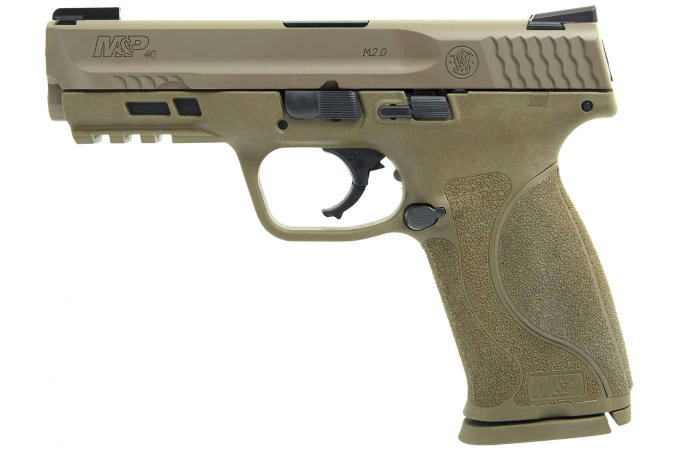 MP40 M2.0 40 S&amp;W Flat Dark Earth (FDE) Centerfire Pistol with TruGlo TFX Sights