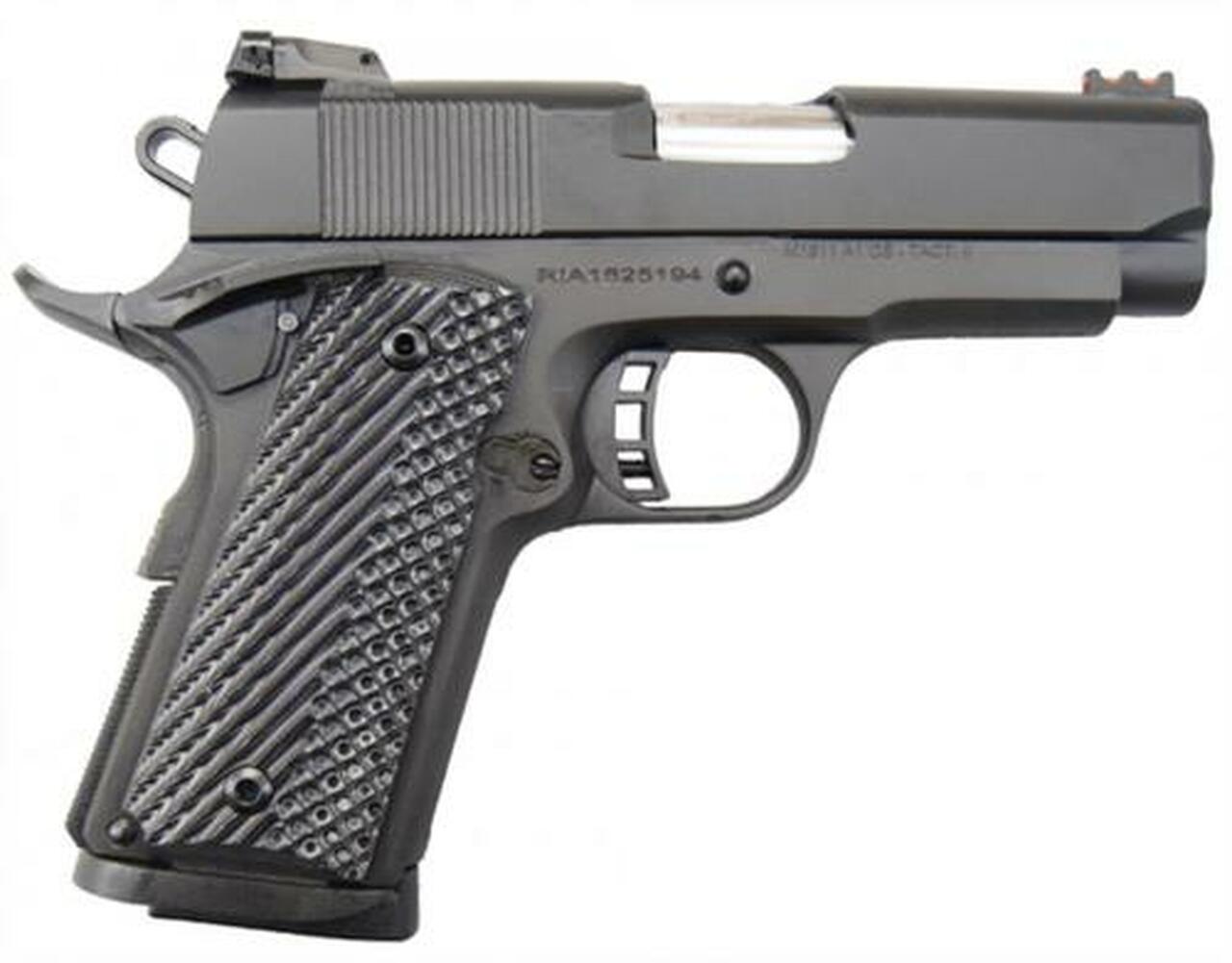 Rock Island Armory 1911 Tactical II Compact, 45 ACP, 3.5", 7rd, G10 Grips, Fiber Optic