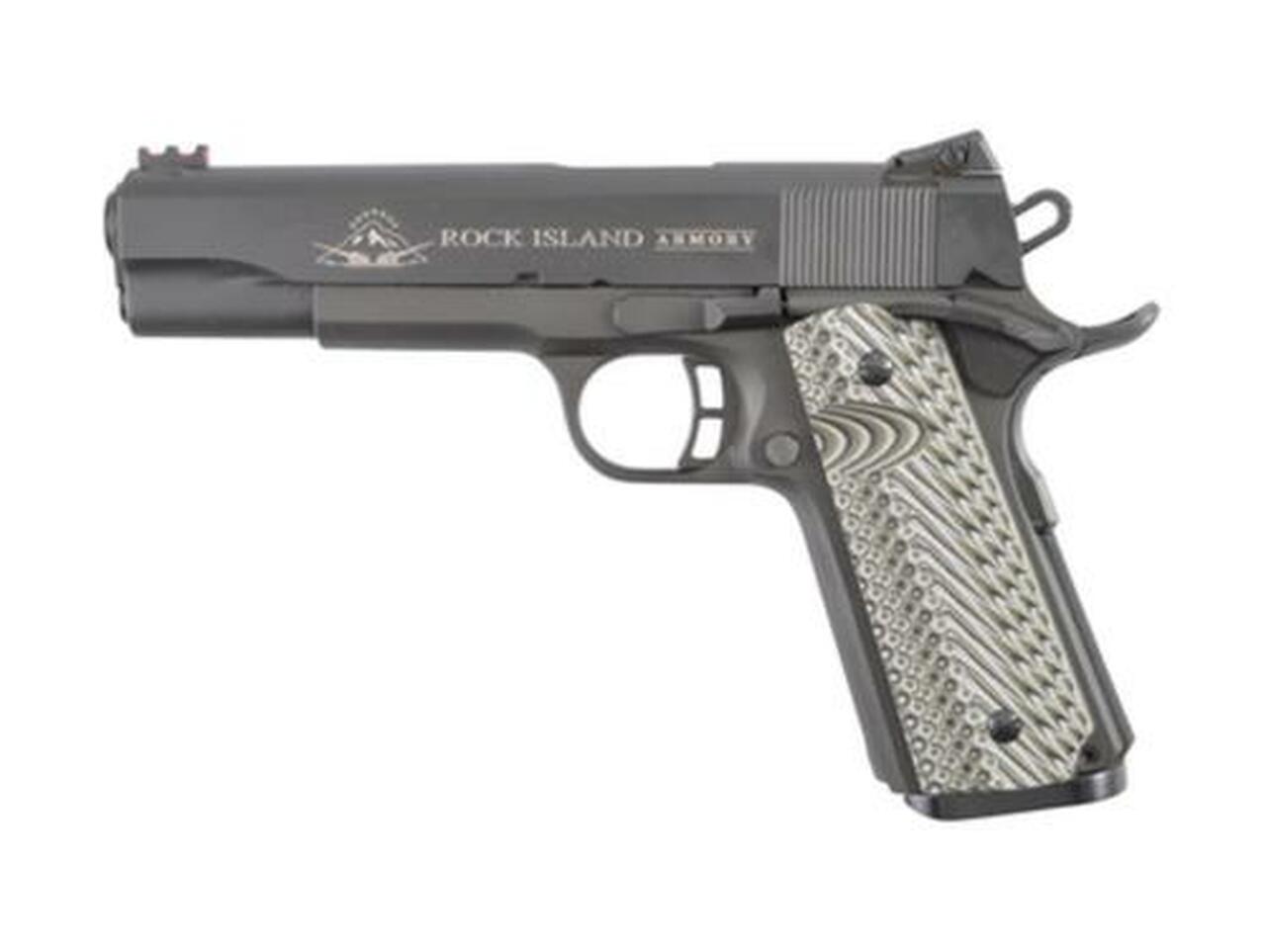 Armscor Precision Rock Island Armory 1911-A1 FS Match 45 ACP 6" Parkerized Rail 8 Round