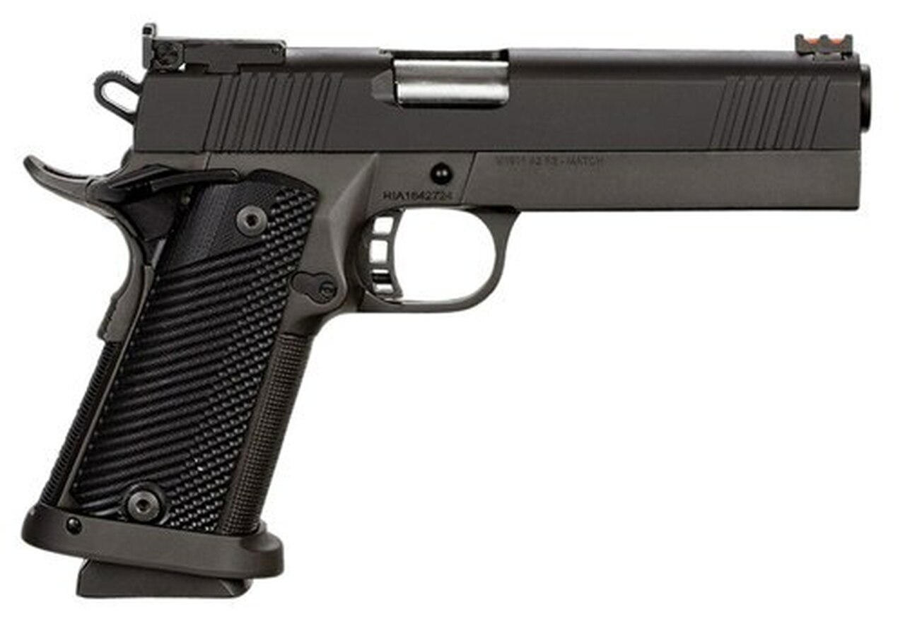 Rock Island Armory PRO Ultra Match HC Single 40 S&amp;W 5" Barrel, Black G10 Grip Black Parkerized, 17rd