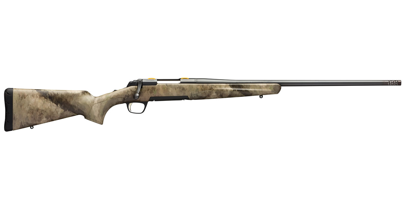 X-Bolt Western Hunter 300 Win Mag Bolt-Action Rifle with A-TACS AU Camo Stock