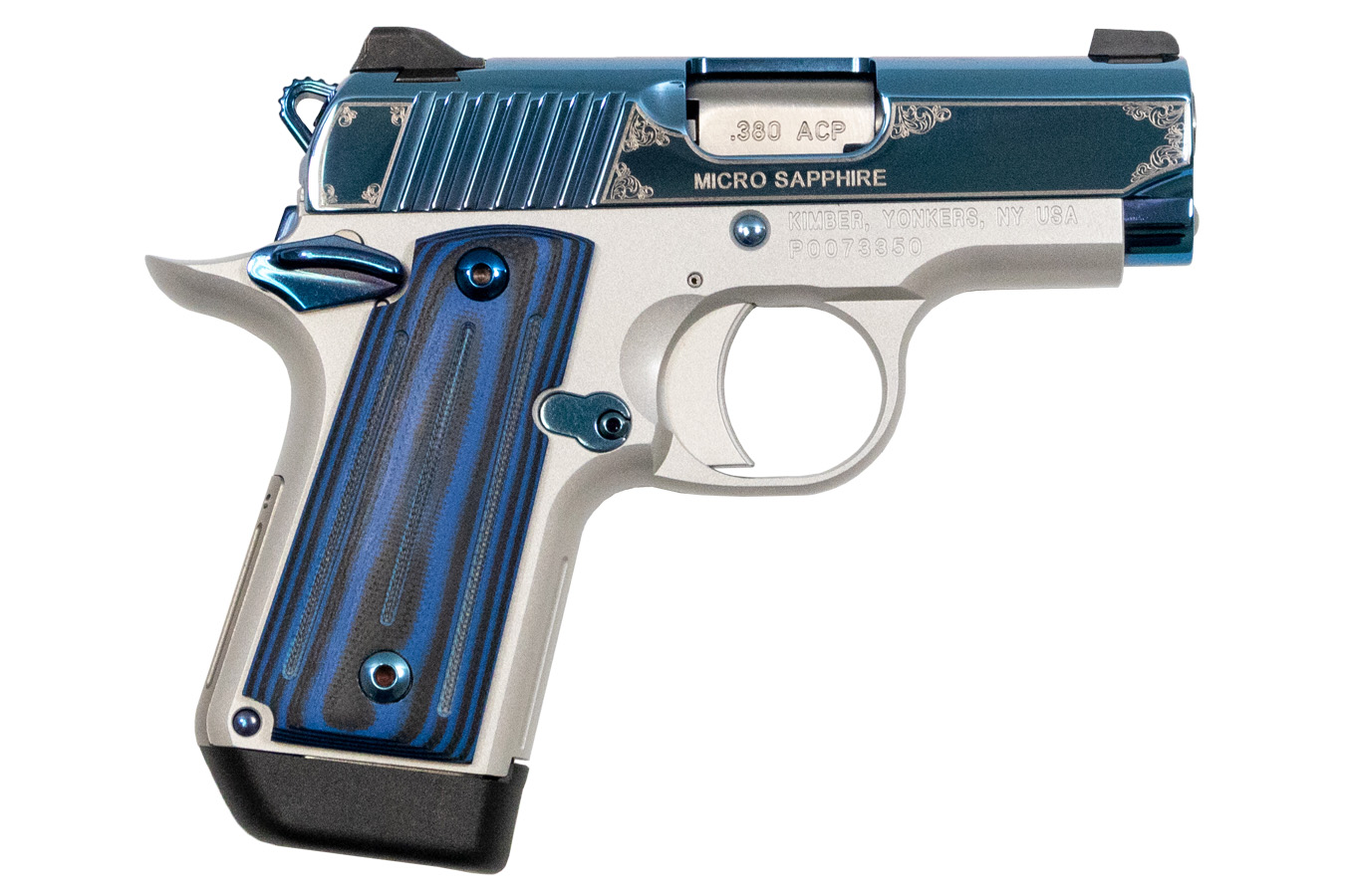 Micro Sapphire Special Edition 380 Auto with Blue Pvd Finish