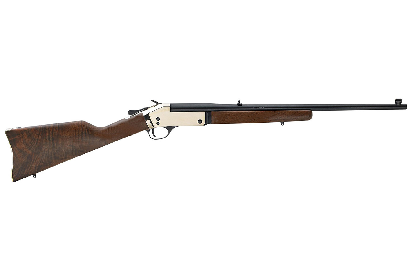 .38/357 Single-Shot Rifle with Brass Receiver
