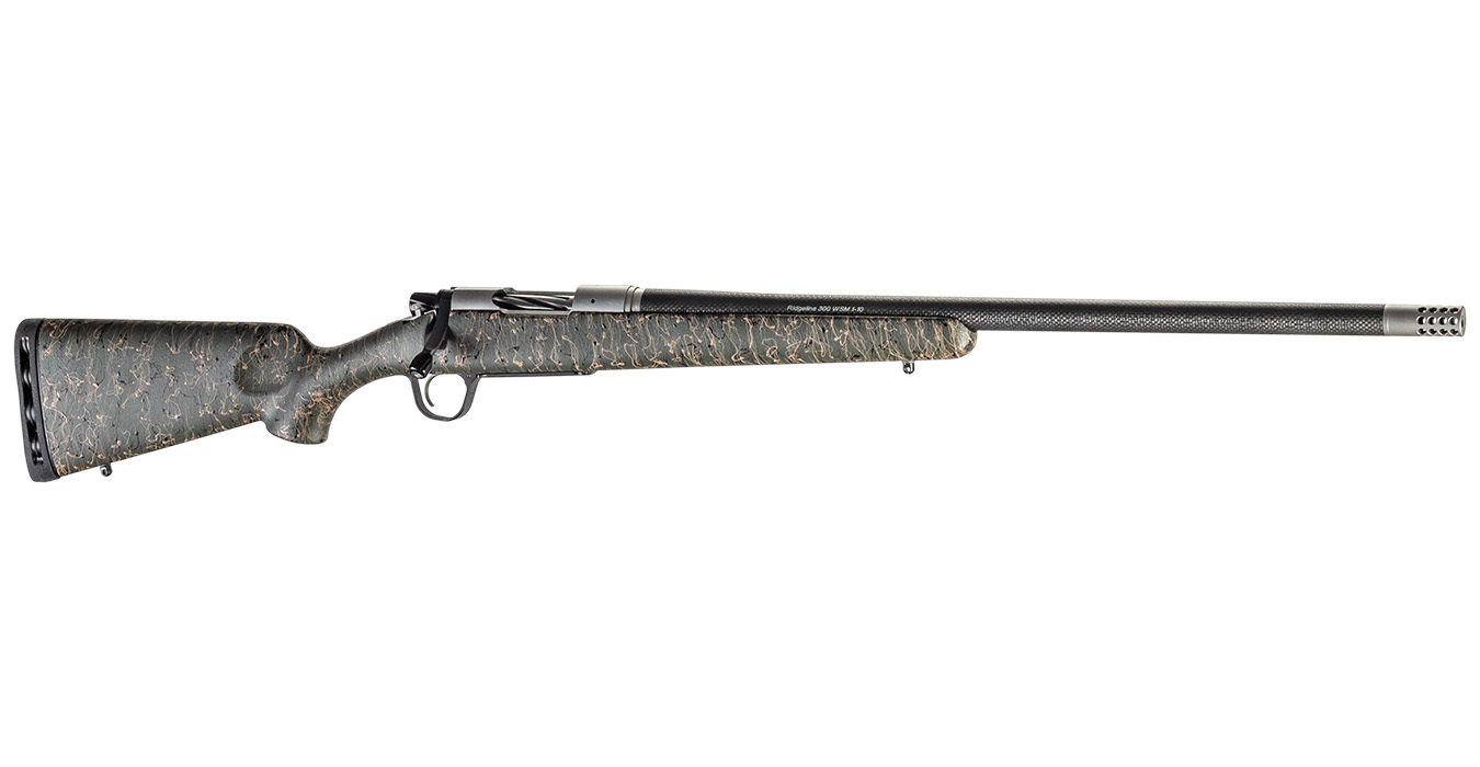 Ridgeline 28 Nosler Bolt-Action Rifle with Green/Tan Stock