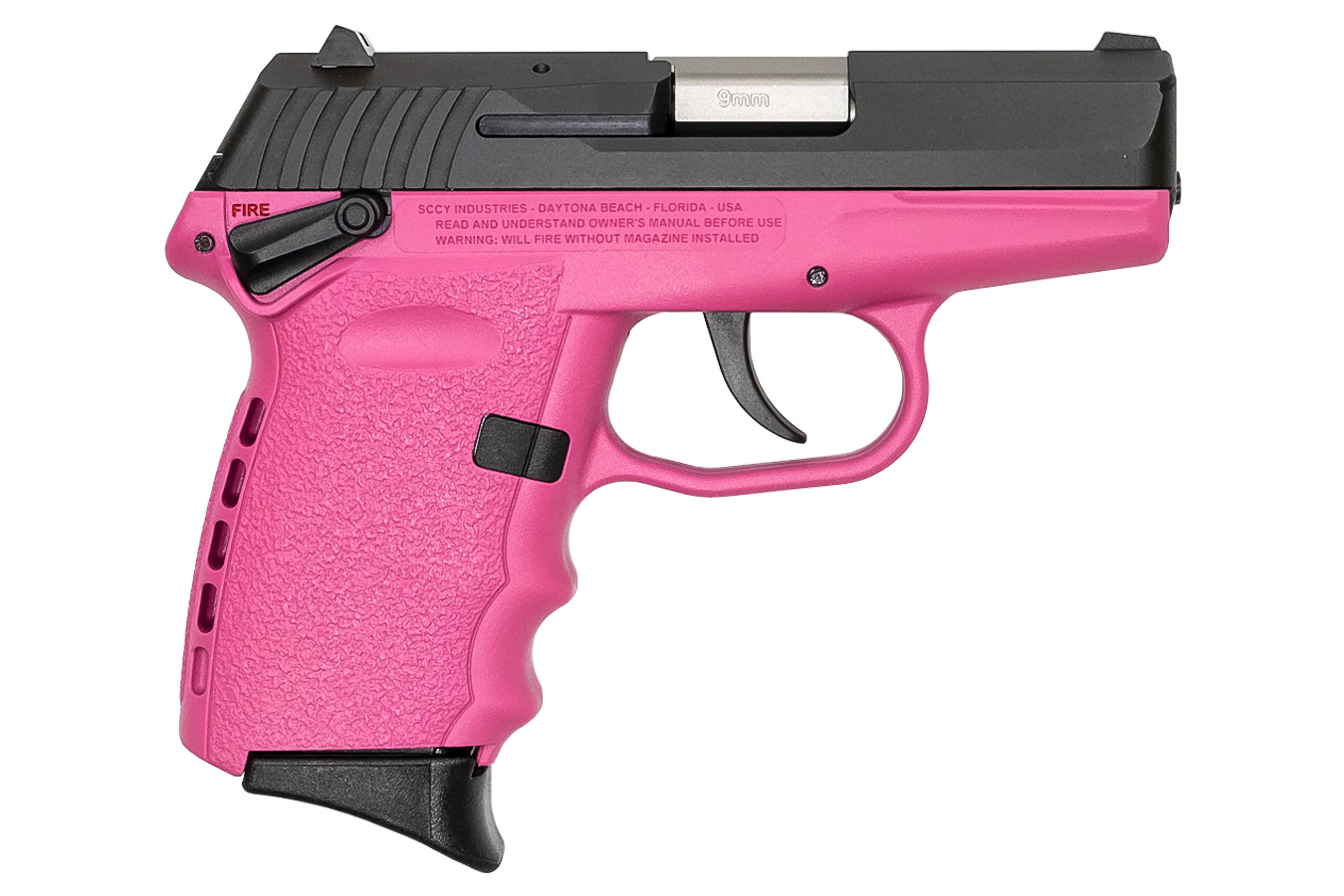 CPX-1 9mm Pistol with Pink Frame and Black Nitride Finish