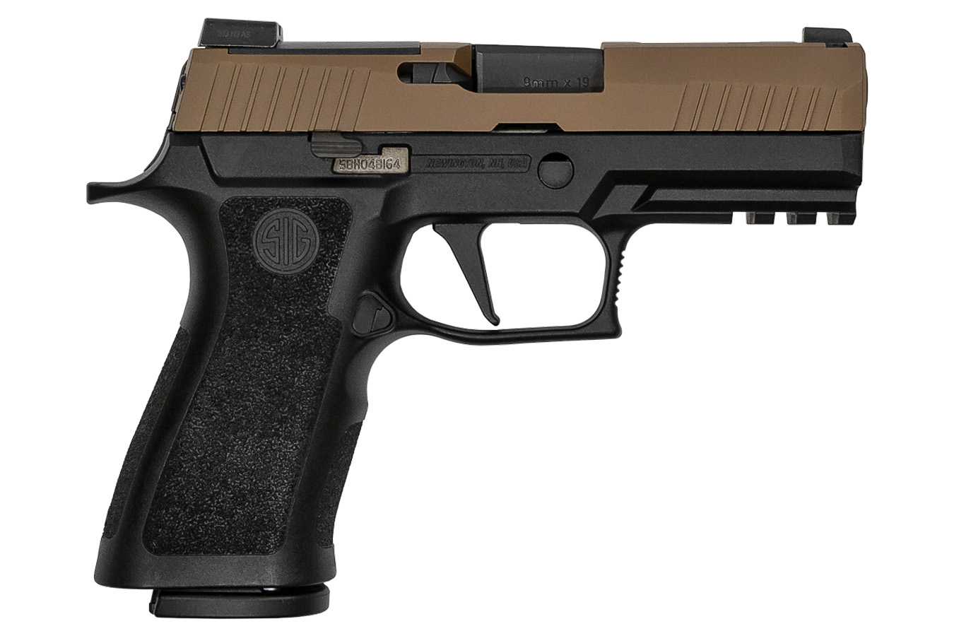 P320 X-Carry 9mm 17-Round Pistol Two Tone with Coyote Tan Slide and Black Frame