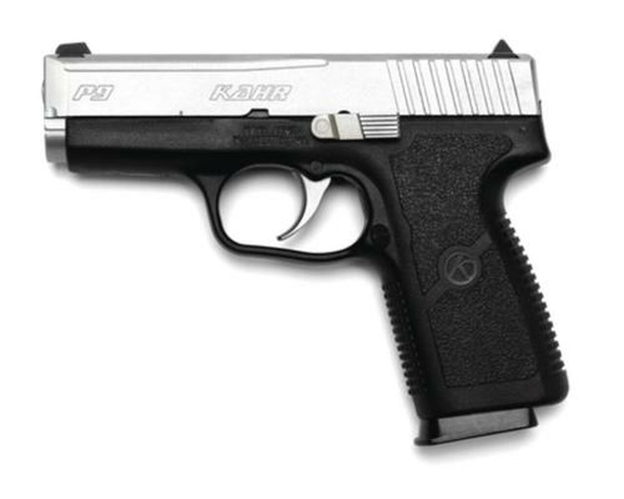 Kahr Arms P9 Standard DAO 9mm 3.5" Barrel, Synthetic Grip Black Poly Frame/Stainless, 7rd