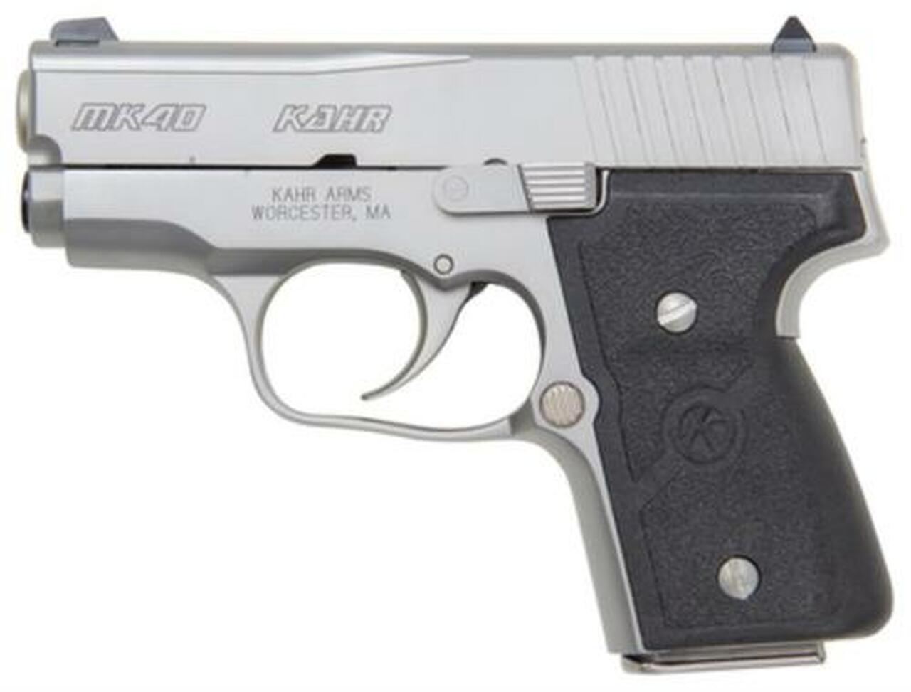 Kahr Arms MK40 Standard DAO 40S&W 3", /6+1 Black Nylon Grip SS, 5 rd