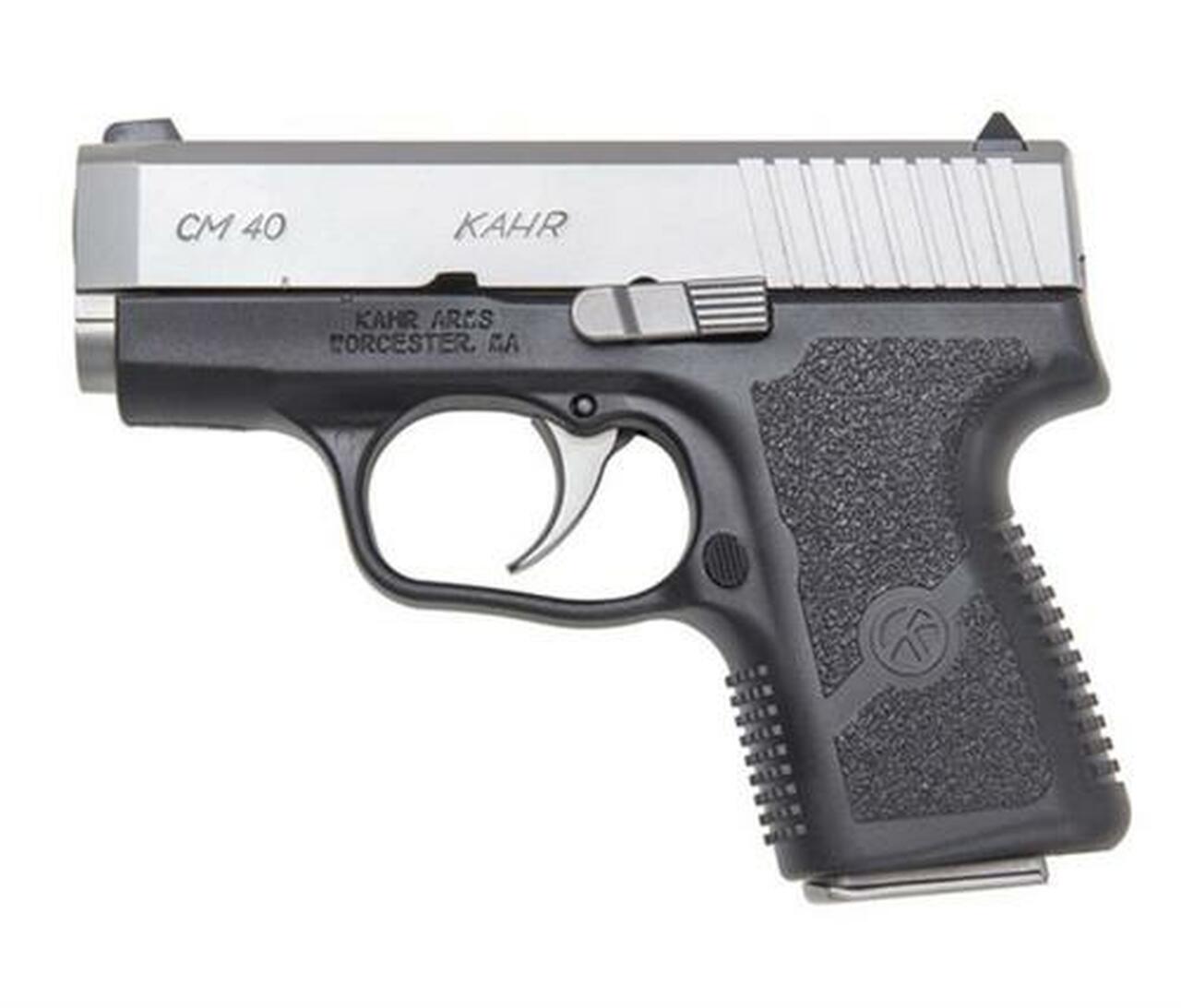Kahr CM40 Pistol, 40 S&amp;W 3.0" Barrel Black Polymer Frame, Matte Stainless