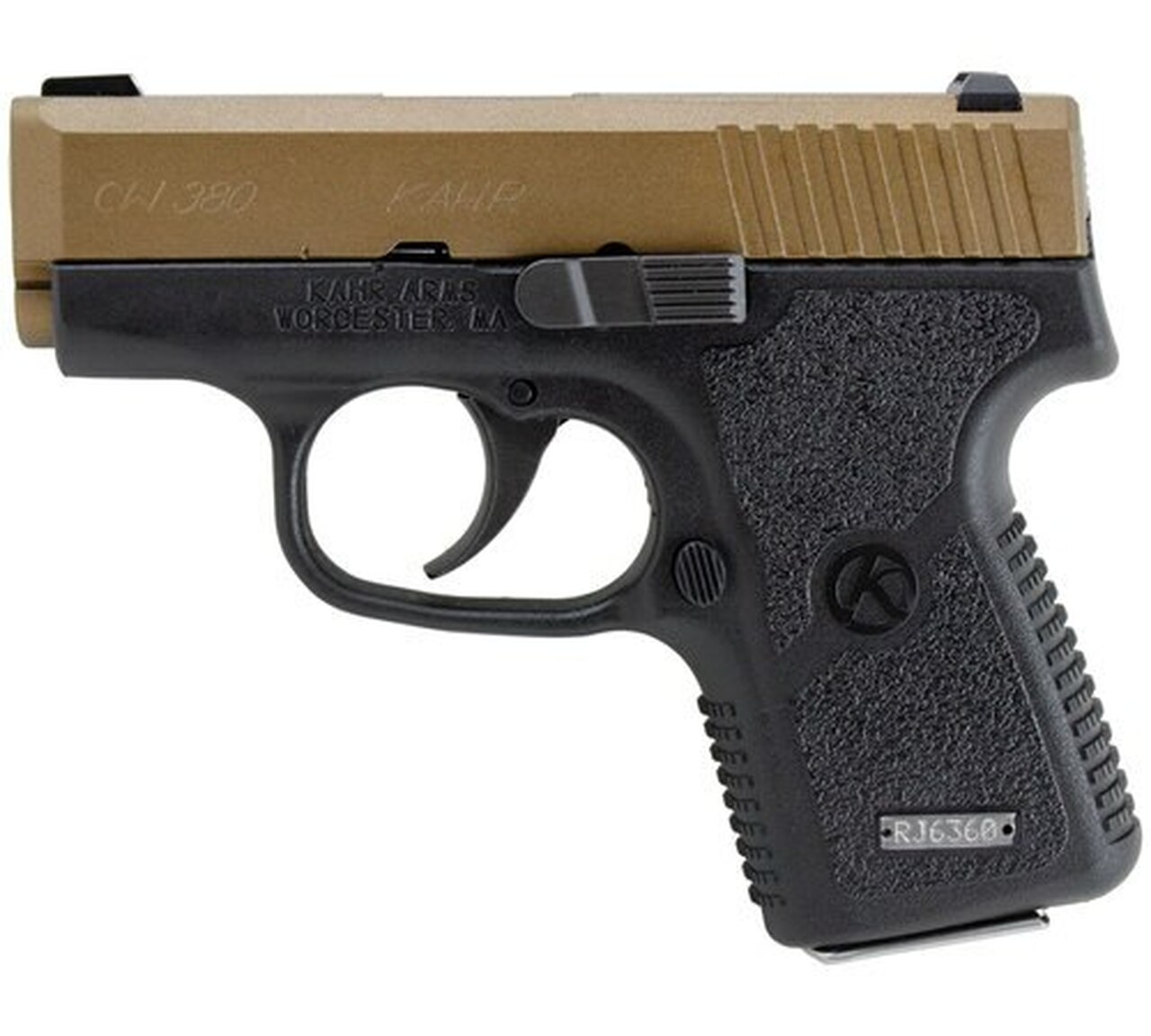 Kahr Arms Cw Series Burnt Bronze Finish 380 ACP 6 RD MAG