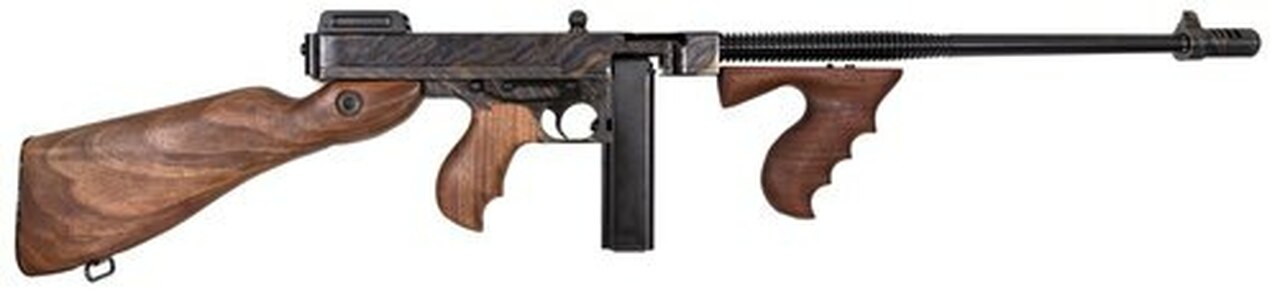 Thompson 1927-A1, 45 ACP, 18", 20rd, American Walnut Stock, Case Hardened