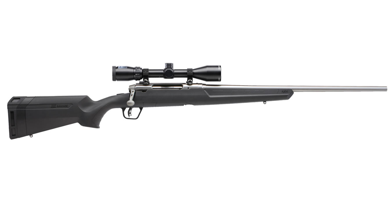 Axis II XP Stainless 6.5 Creedmoor Bolt-Action Rifle with Bushnell 3-9x40mm Scop