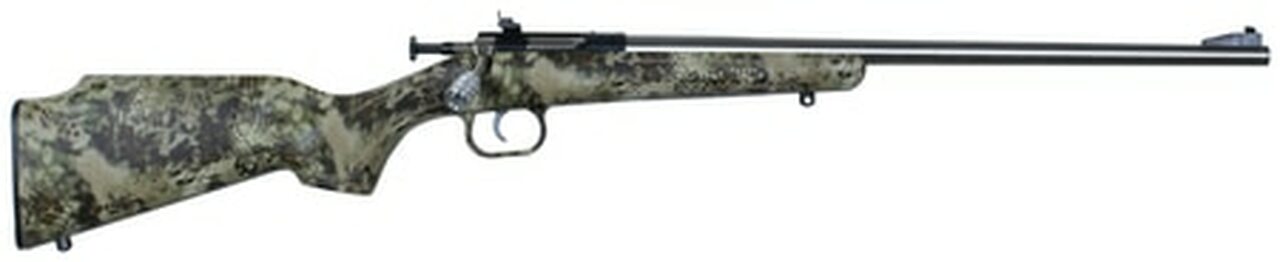 Crickett Kryptek 22LR, 16.125" Barrel, Kryptek Banshee Synthetic Stock, Blued