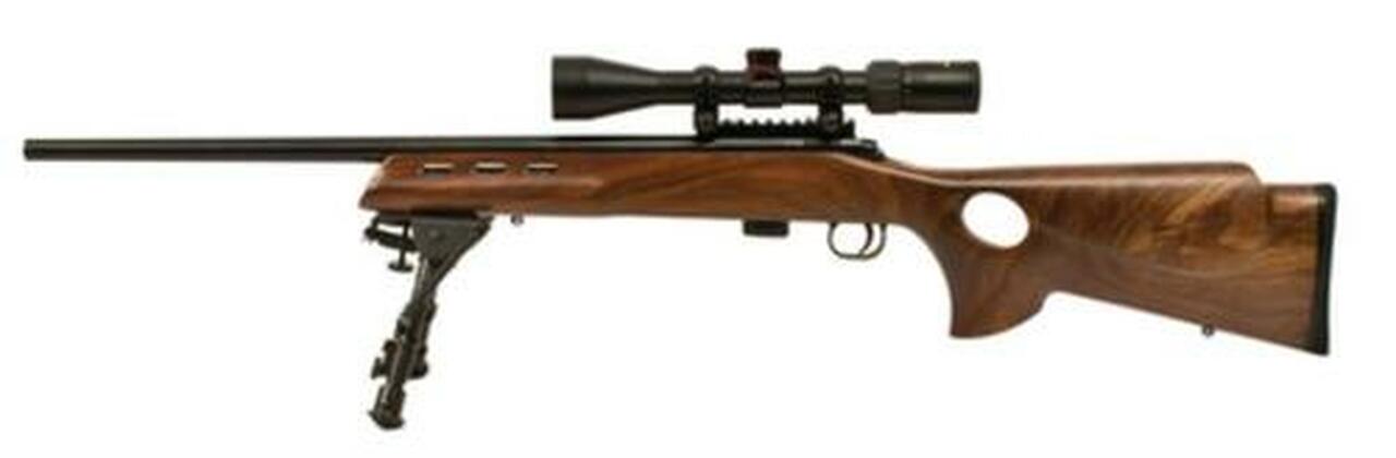 Benjamin &amp; Sheridan Model 722 Varmint Package .22 LR 16.1" Barrel Blue Finish Laminate Thumbhole Stock With Scope/Rings/Bipod