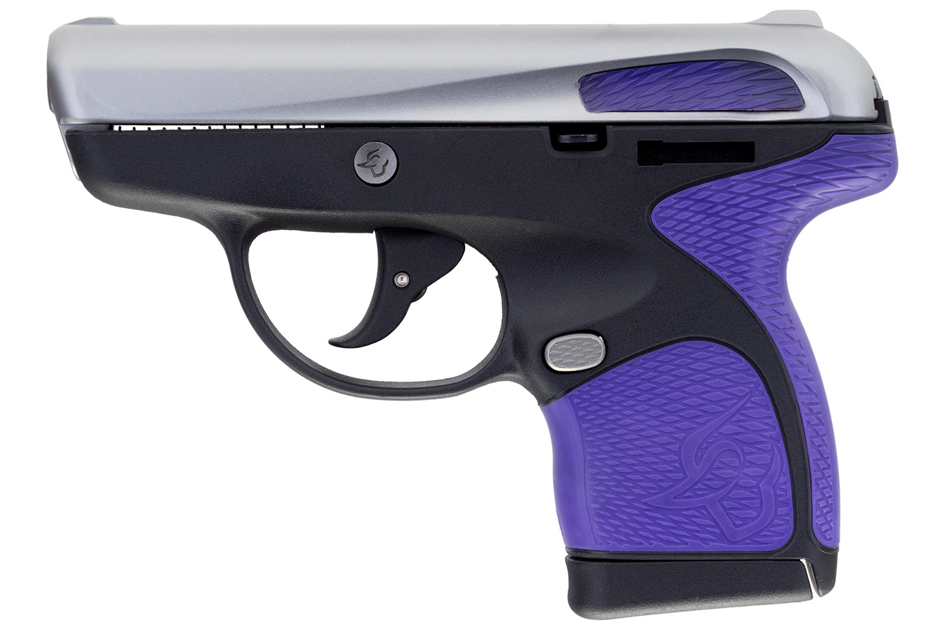 Spectrum .380 Auto Semi Auto Pistol with Silver Slide and Purple Grips