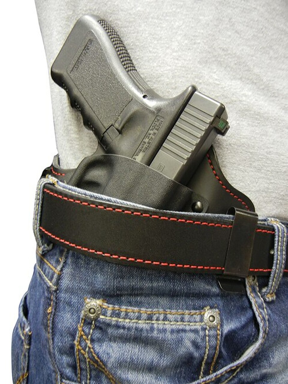 Flashbang Capone S&amp;W J Frame Leather/Thermoplastic Black/Red, RH