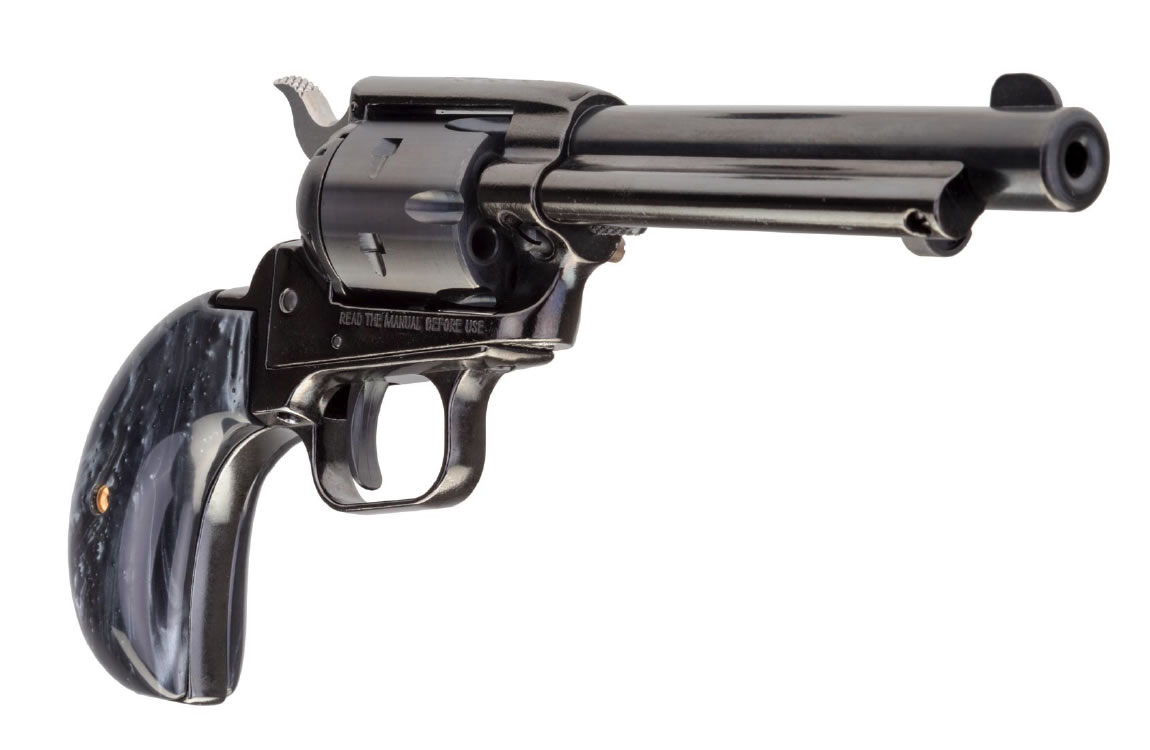Rough Rider 22LR/22WMR Combo Revolver with Black Pearl Birds Head Grips