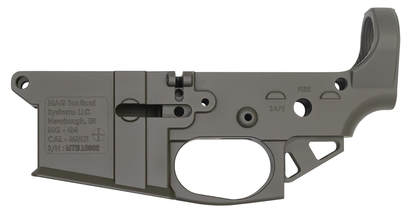 MGG4 OD Green AR-15 Ultra Lightweight Stripped Lower