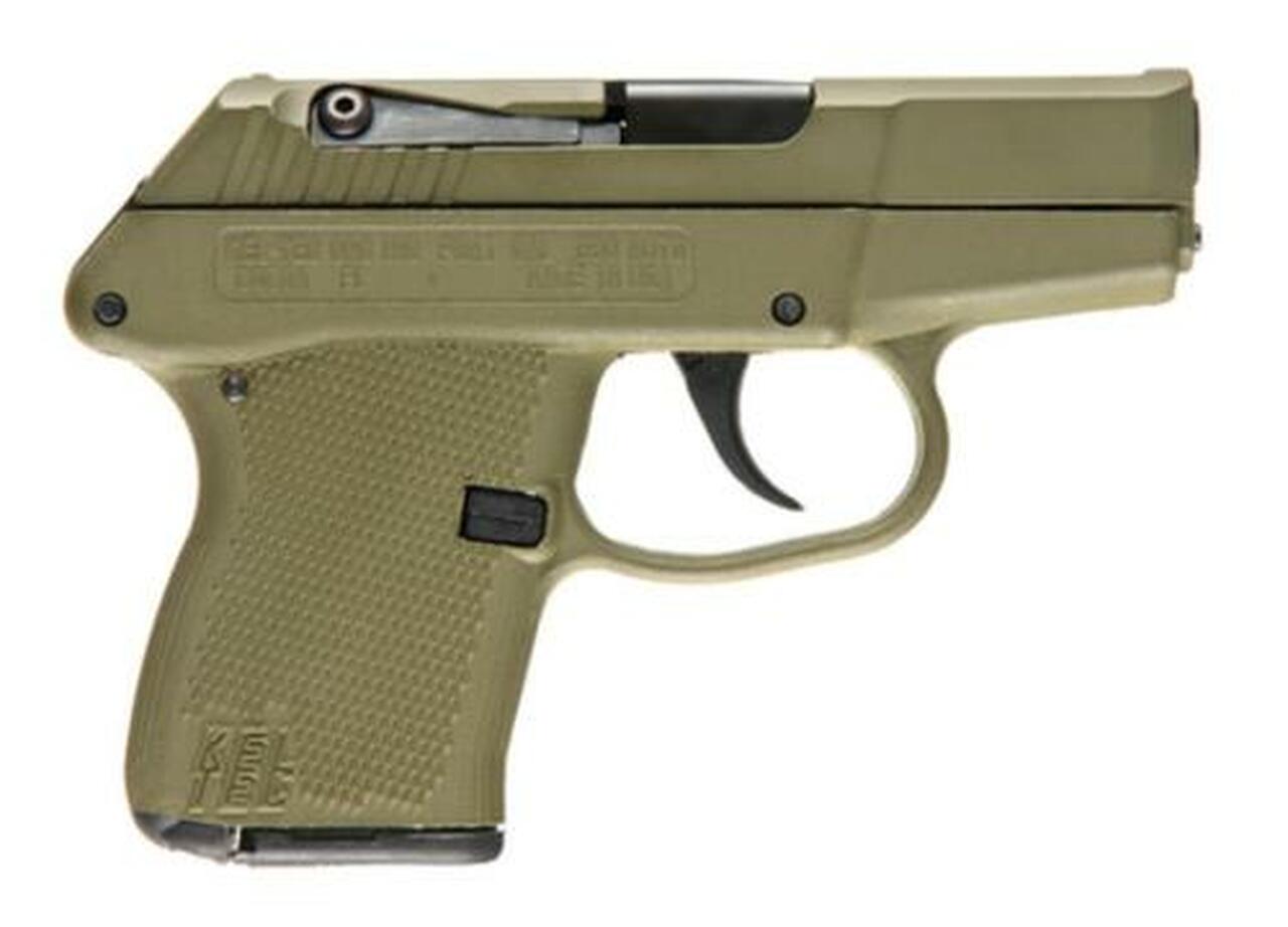 KelTec P-3AT .380 ACP 2.76" Barrel Cerakote Full OD Green, 6 Round