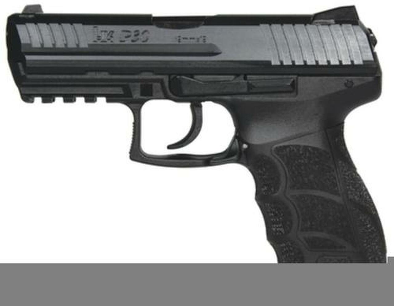 HK P30 LEM 9mm, 3.9", 10rd, No Manual Safety, Black