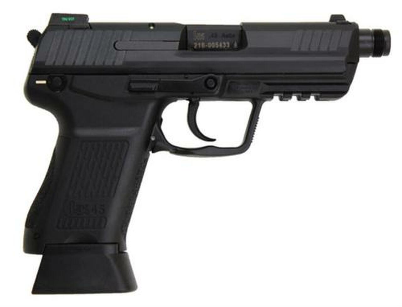 HK HK45 Compact Tactical (V3) DA/SA, decocking lever on the left, two 10rd magazines