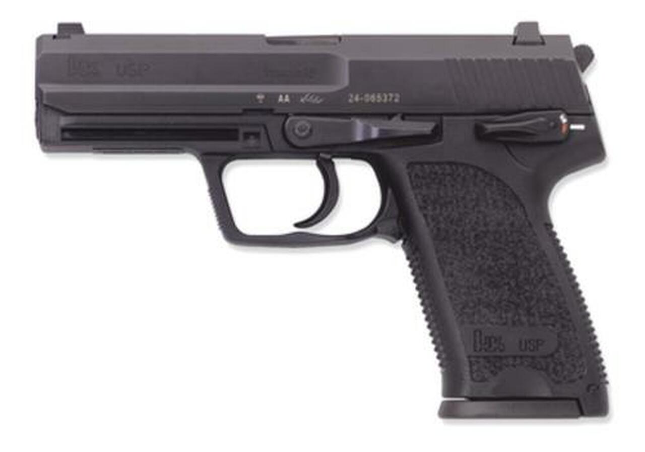 HK USP9 V1, 9mm, 4.25", 10rd, SA/DA, Night Sights, Black