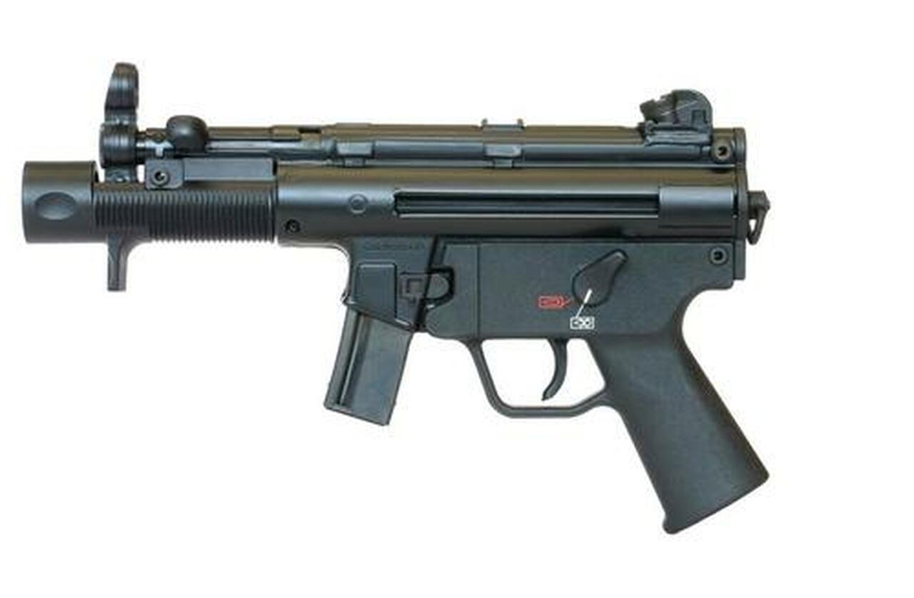 HK SP5K Semi-Auto Pistol, 9mm, 4.53", Black, 10rd