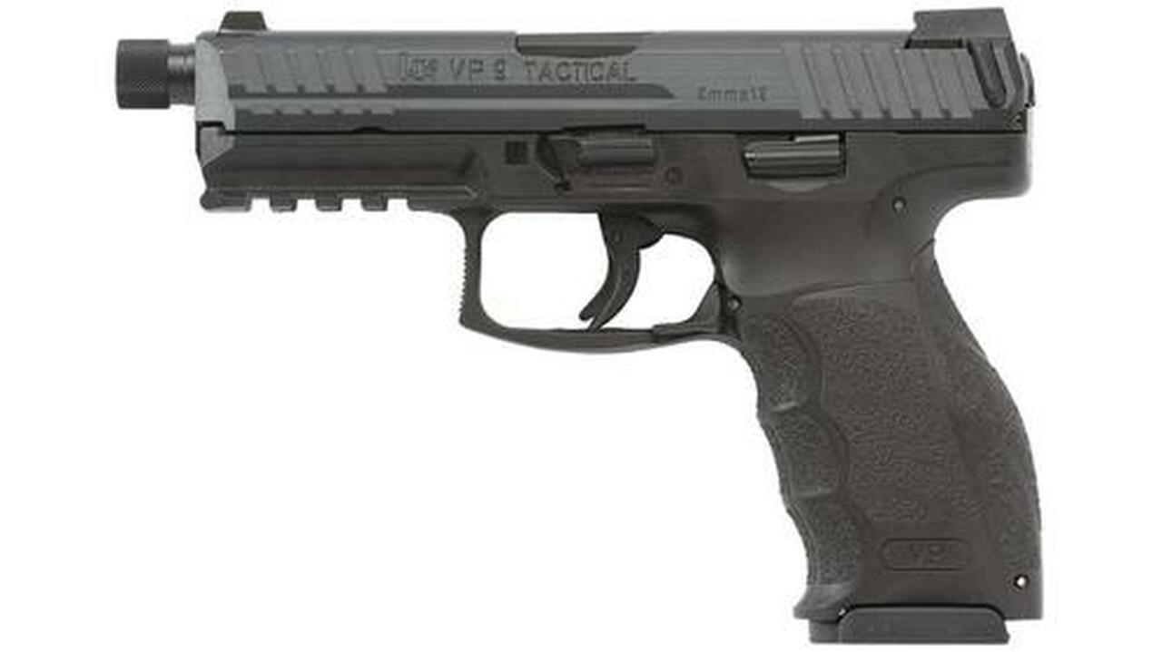 HK VP9 Tactical 9mm 4.7" Threaded Barrel, 2- 15rd Mags
