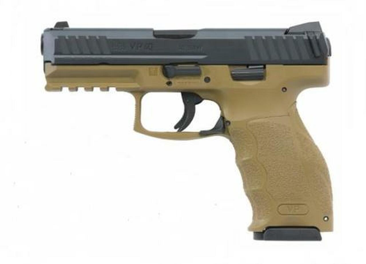 HK VP9, 9mm, 4.02", (2) 10rd Mags, Flat Dark Earth Frame